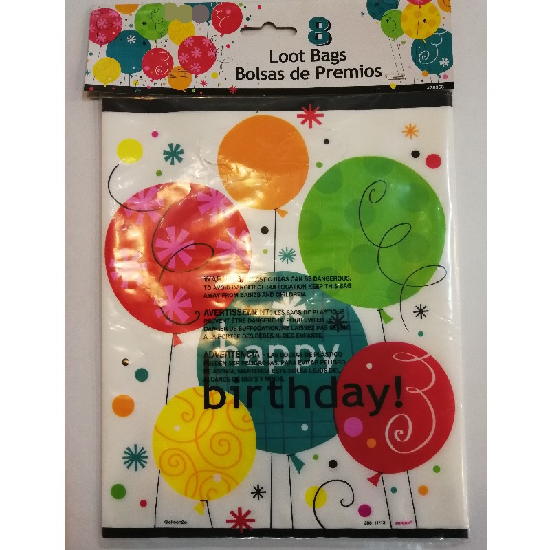 Lahjakassit lasten syntymäpäiväjuhlat Decoration Kids Plastic Candy Dessert Loot Bag